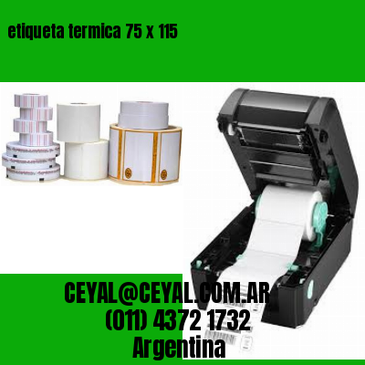 etiqueta termica 75 x 115