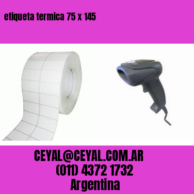 etiqueta termica 75 x 145