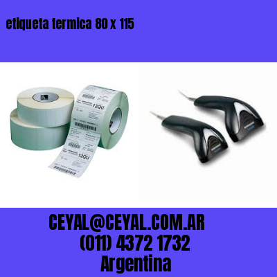 etiqueta termica 80 x 115