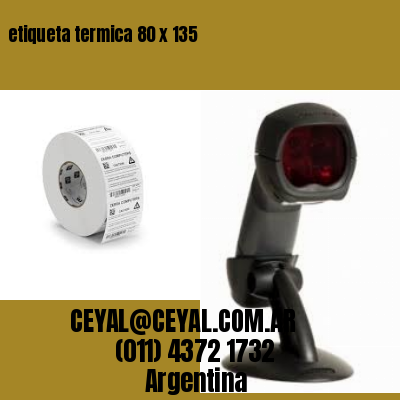 etiqueta termica 80 x 135