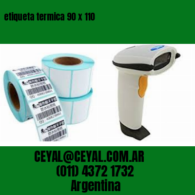 etiqueta termica 90 x 110