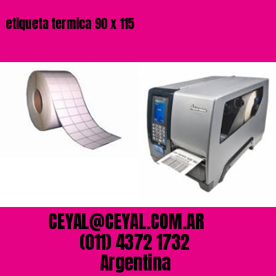 etiqueta termica 90 x 115