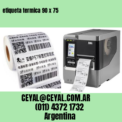 etiqueta termica 90 x 75