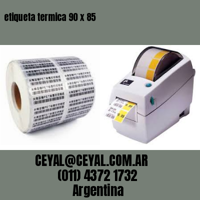 etiqueta termica 90 x 85