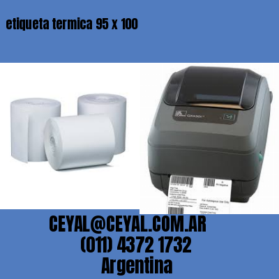 etiqueta termica 95 x 100