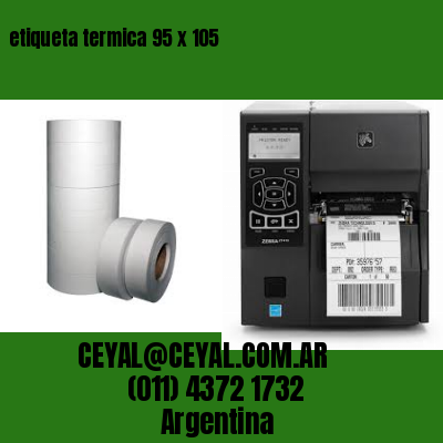 etiqueta termica 95 x 105