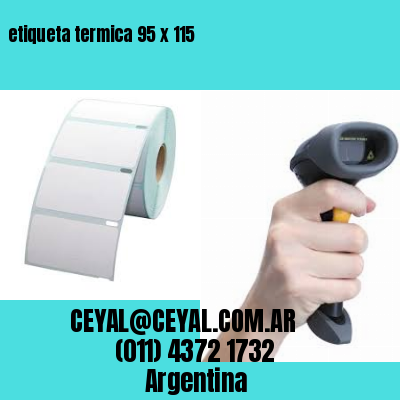 etiqueta termica 95 x 115