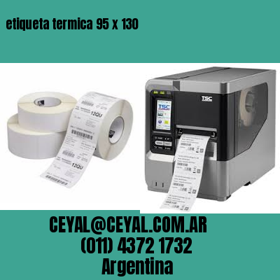 etiqueta termica 95 x 130