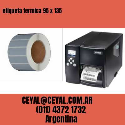 etiqueta termica 95 x 135