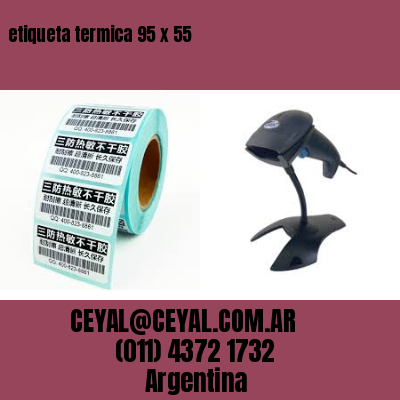 etiqueta termica 95 x 55