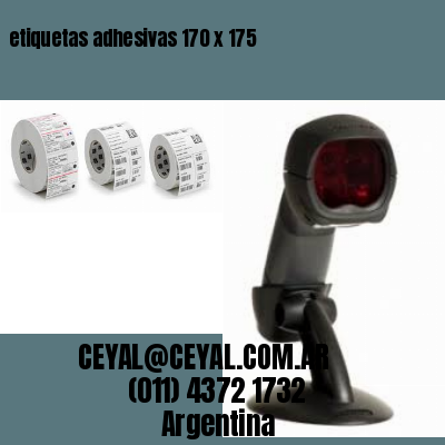 etiquetas adhesivas 170 x 175