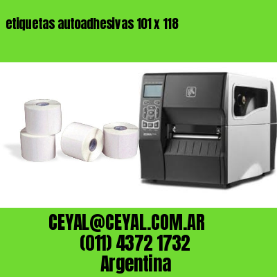 etiquetas autoadhesivas 101 x 118