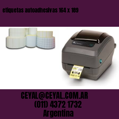 etiquetas autoadhesivas 164 x 189