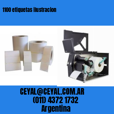 1100 etiquetas ilustracion