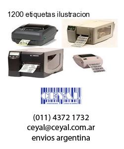 1200 etiquetas ilustracion