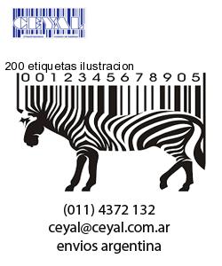 200 etiquetas ilustracion