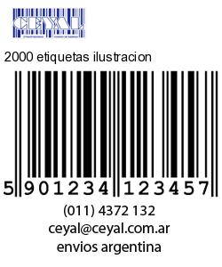 2000 etiquetas ilustracion