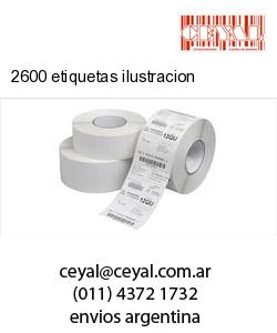 2600 etiquetas ilustracion