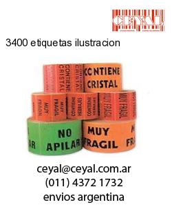 3400 etiquetas ilustracion