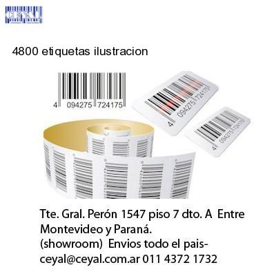 4800 etiquetas ilustracion