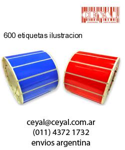 600 etiquetas ilustracion