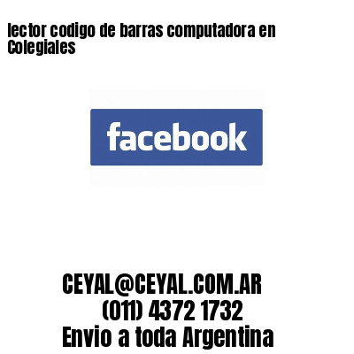 lector codigo de barras computadora en Colegiales