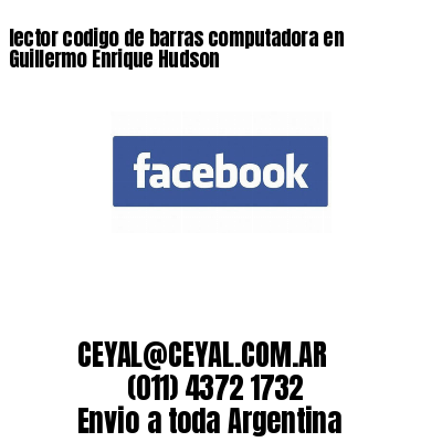 lector codigo de barras computadora en Guillermo Enrique Hudson