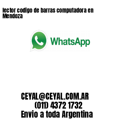 lector codigo de barras computadora en Mendoza