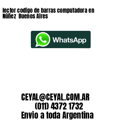 lector codigo de barras computadora en Núñez  Buenos Aires