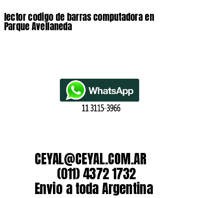lector codigo de barras computadora en Parque Avellaneda