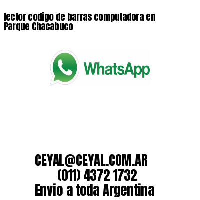 lector codigo de barras computadora en Parque Chacabuco