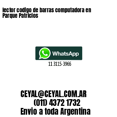 lector codigo de barras computadora en Parque Patricios