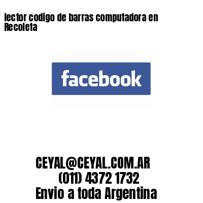 lector codigo de barras computadora en Recoleta