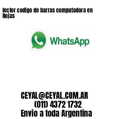 lector codigo de barras computadora en Rojas