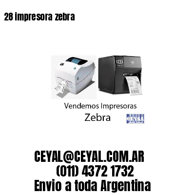 28 impresora zebra