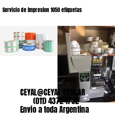 Servicio de impresion 1050 etiquetas