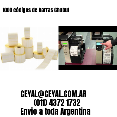 1000 códigos de barras Chubut