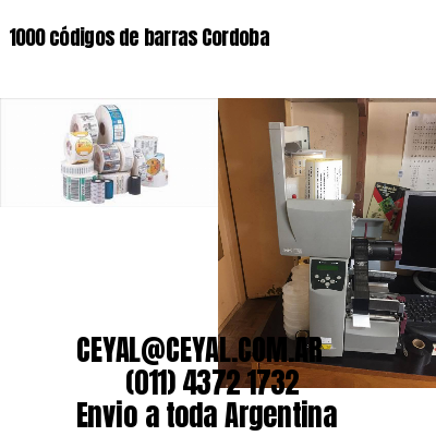 1000 códigos de barras Cordoba