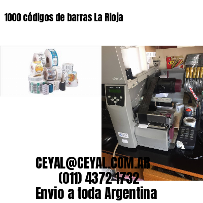 1000 códigos de barras La Rioja