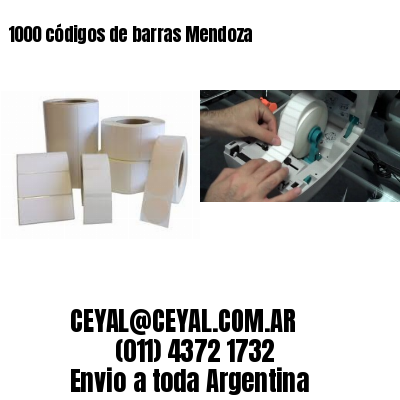 1000 códigos de barras Mendoza