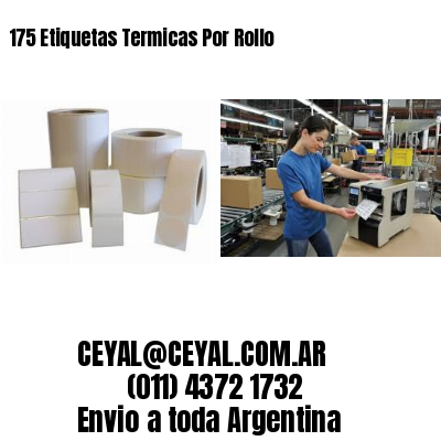 175 Etiquetas Termicas Por Rollo