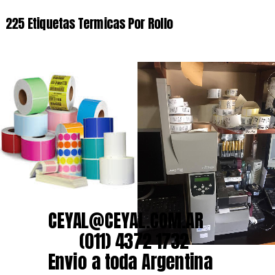 225 Etiquetas Termicas Por Rollo