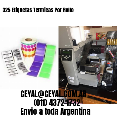 325 Etiquetas Termicas Por Rollo