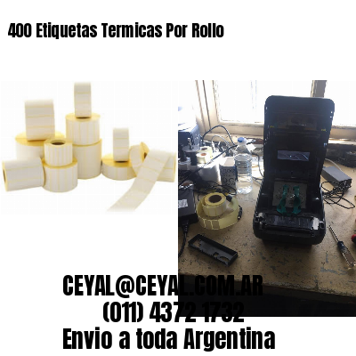 400 Etiquetas Termicas Por Rollo