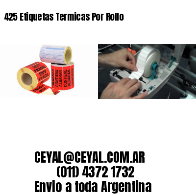 425 Etiquetas Termicas Por Rollo