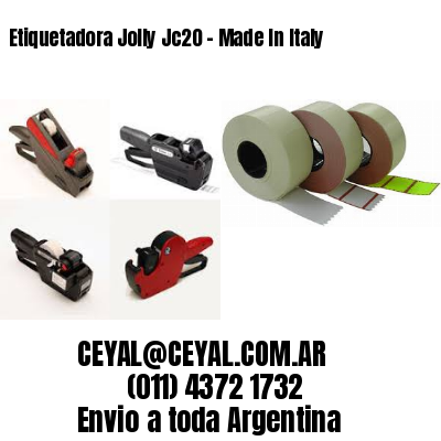 Etiquetadora Jolly Jc20 – Made In Italy