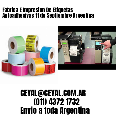 Fabrica E Impresion De Etiquetas Autoadhesivas 11 de Septiembre Argentina