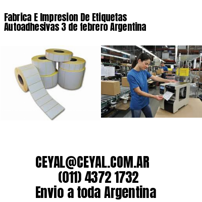 Fabrica E Impresion De Etiquetas Autoadhesivas 3 de febrero Argentina