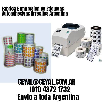 Fabrica E Impresion De Etiquetas Autoadhesivas Arrecifes Argentina