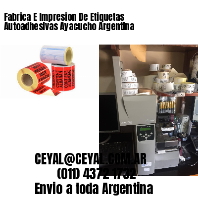 Fabrica E Impresion De Etiquetas Autoadhesivas Ayacucho Argentina